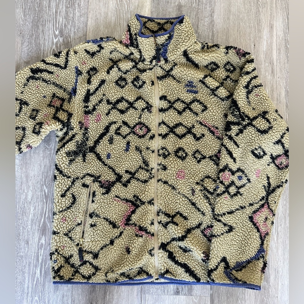 BDG Damask Sherpa Fleece Jacket